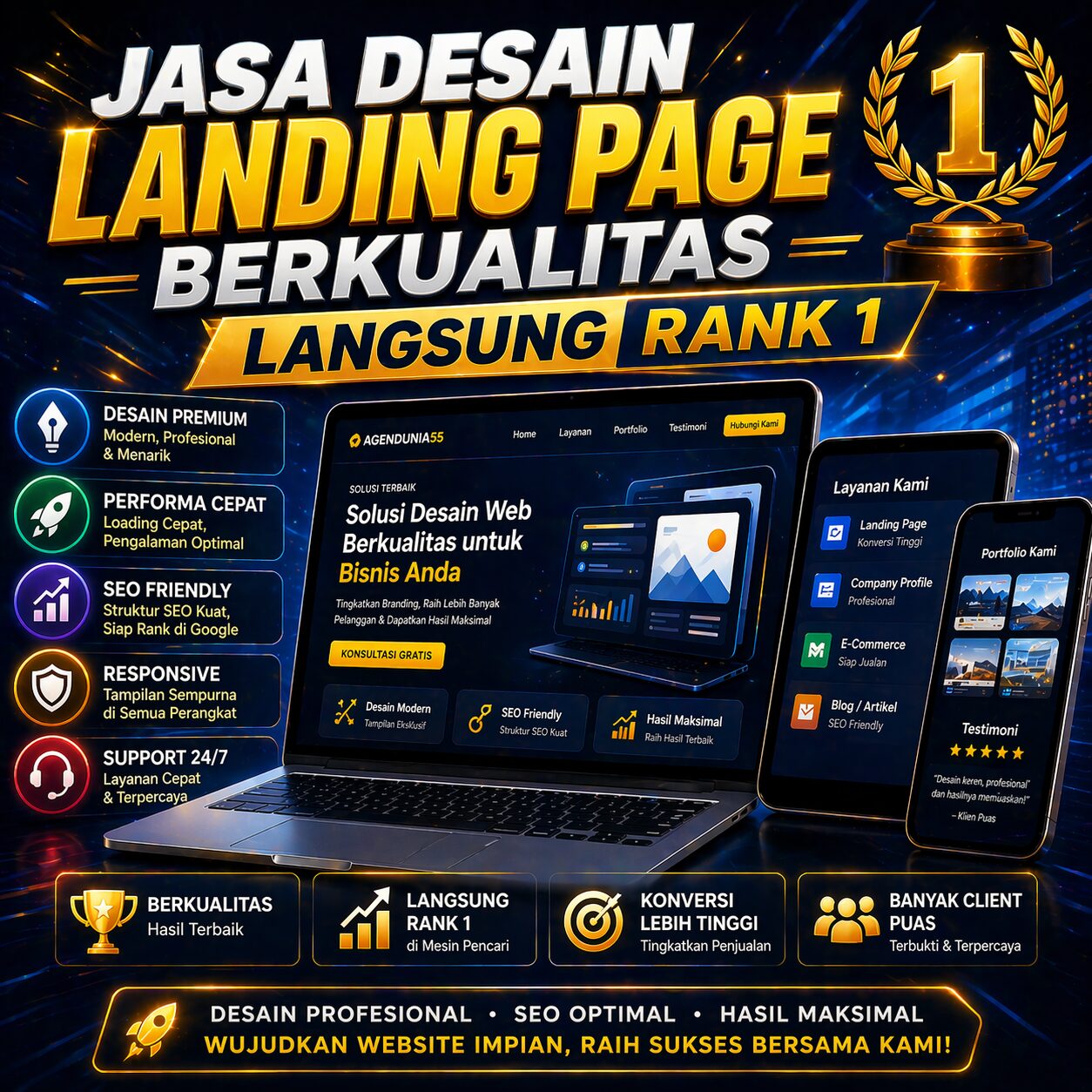 Landing Page sebagai Ruang untuk Menjelaskan Cara Anda Membantu Klien Menyusun “Suara Dalam” Brand Mereka