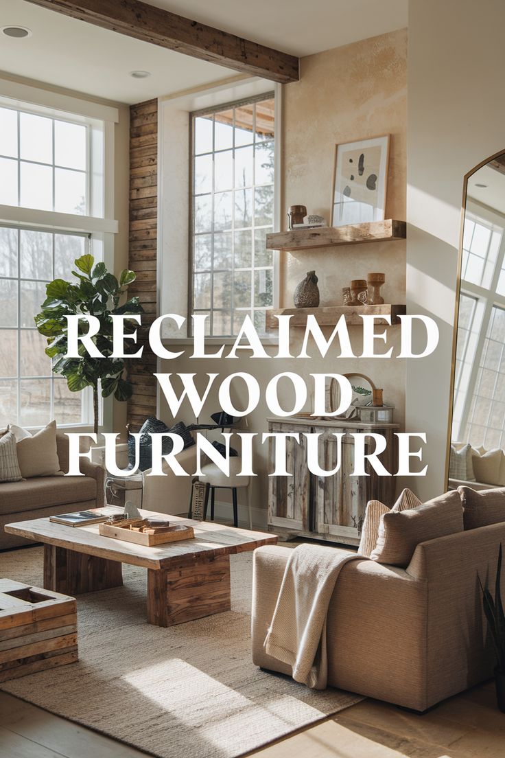 Furniture Kayu Rustic Daur Ulang Premium agar Rumah Terasa Lebih Bersahabat